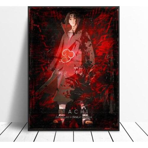 Naruto Akatsuki Canvas Painting Art Print Poster Picture Wall Modern Minimalist Bedroom Living Room Decoration