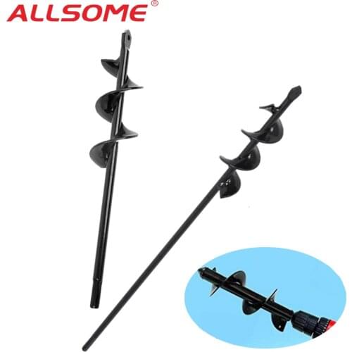 ALLSOME Household Garden Auger Spiral Drill Bit Drilling Tool Accessories For Planting Bedding Bulbs Seedlings Soil Loosening