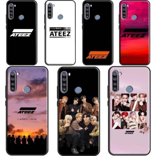 ATEEZ Case For Xiaomi Redmi Note 9 Pro Note 9S 8T 7 Note 8 Pro Coque For Redmi 9A 9C 9 Cover