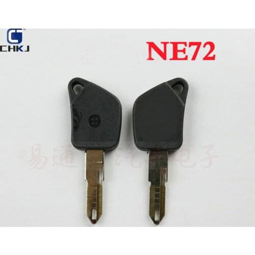 CHKJ 10PCS/LOT Engraved Line Key For 2 In 1 LiShi NE72 for Peugeot 206 207 For Citroen C2 Teeth Blank Car Key Locksmith Tools