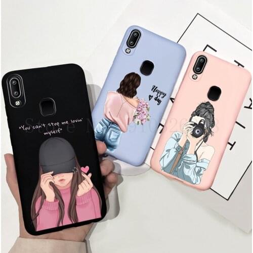 Girls Cute Unicorn Phone Case For vivo Y11 2019 Y12 Y15 Y17 Romantic couple Back Cover For vivo Y17 V1902 vivo Y12 VIVO Y15