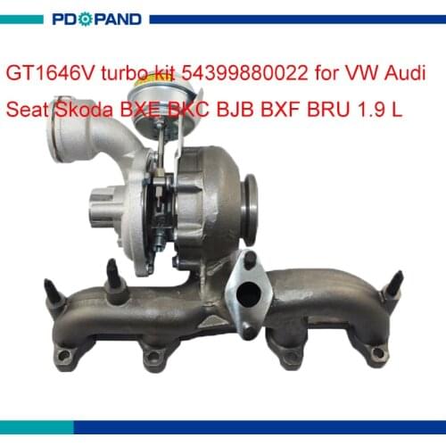 GT1646V engine turbo charger kit 5439-988-0022 for VW Audi Seat Skoda BKC BXE BJB BXF AVQ BRU diesel engine 1896cc