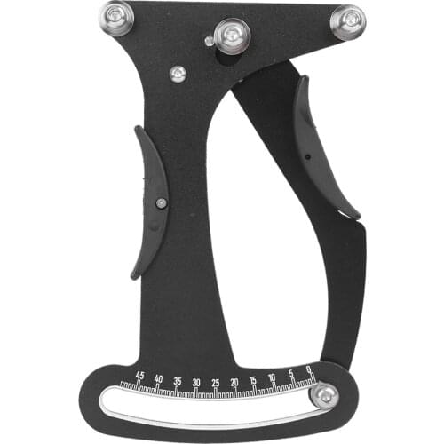 Aluminium Alloy High Strength Black Bike Spoke Correction Adjustment Tool Bicycle Wheel Set Tension Meter Repair Tool