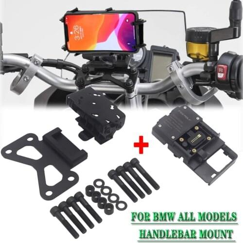 For BMW All Models Handlebar Mount NEW Motorcycle Accessories Phone Stand Holder GPS Navigaton Plate Bracket