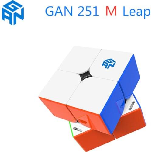 GAN 251 M Cube 2x2x2 Magnetic cube GAN 251 Pro 2x2x2 Cubo magico professional magic cube GAN 251 Leap 2*2*2 Speed cube GAN cube