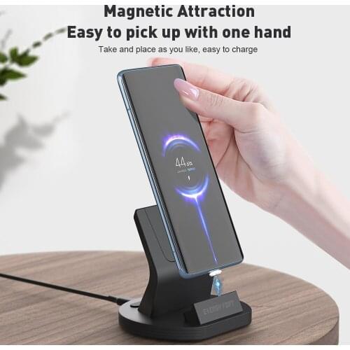 Quick Magnetic Wireless Charger Dock for Realme 8 Pro SuperDart charge 50W Dock Cradle Phone Stand For Realme GT 65W charge