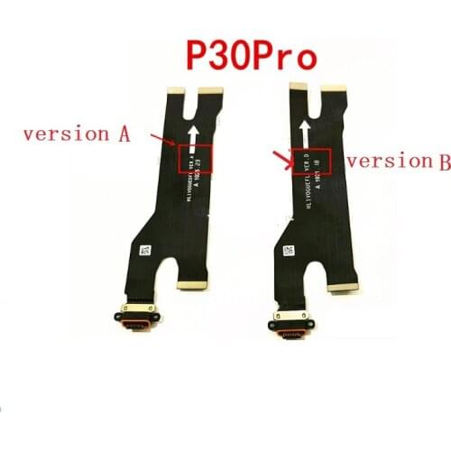 Original Charge Board For Huawei P30 Pro p30pro USB Charging Port Dock Connector PCB Board Ribbon flex Cable