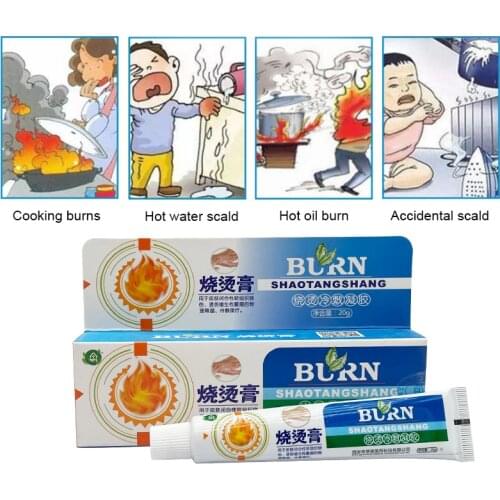 Scald Burn Cream Pain Relief Anti-infection Antibacterial Analgesic Ointment Wound Care Burns Inhibit Scar Inhibition Formation