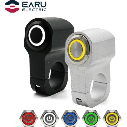 Motorcycle Handlebar Headlight Switch Handlebar Fog Light Motorbike Horn Push turn signal Button 25mm Aluminium oxide Switch