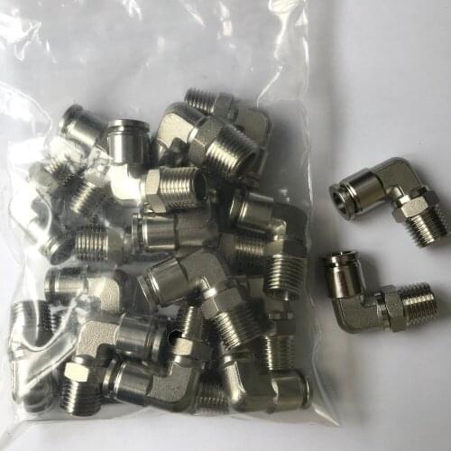 Tube size 3/8-3/8 NPT thread stainless steel 316 pneumatic male elbow fitting