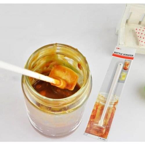 Long Handle Batter Dispenser Scraper Bottle Bottom Scraping Cream Jam Spatula Blender for Butter Cake Dessert Kitchen Gadgets
