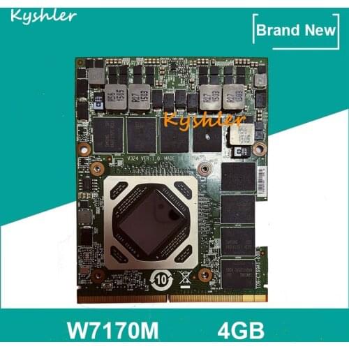 Brand New W7170M R9 M390X 4GB 05WHCD109-C769A1-00B-02 Video Graphics Card For Laptop 100% Test Fast Shipping