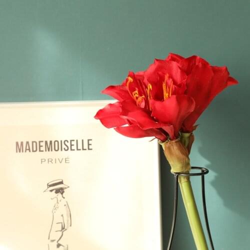 1Pc Hoof Lotus Imitation Flowers silk Artificial flower Home Decoration Wedding Boquet Holder Road Lead Flower Wall