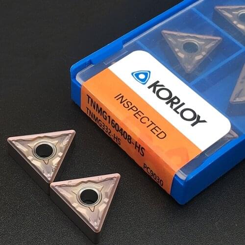 10pcs TNMG160408 HS PC9030 External Turning Tool TNMG332 Carbide Inserts High Quality CNC Lathe Cutter Tools For Stainless Steel