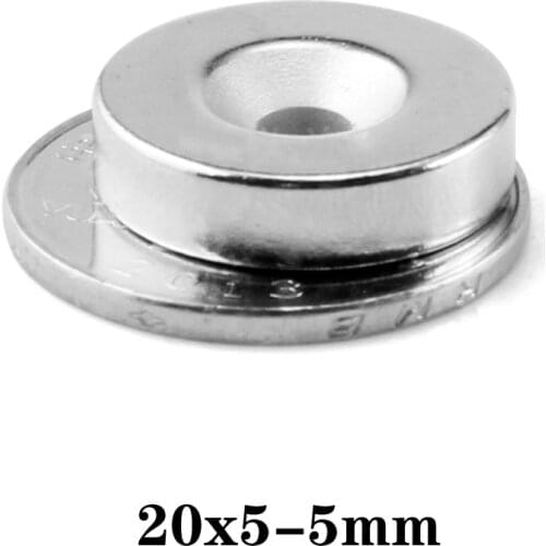 Search Disc Permanent Magnet with hole Neodymium Powerful Magnetic magnets Counterbore NdFeB Strong magnet ring