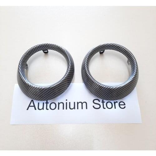 2 Pieces Console Side Air Grill Custom Dream Carbon Look Frame for Renault Clio 4 Lutecia Captur Kaptur Samsung QM3 687607836R