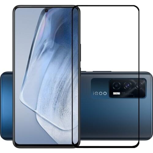 25 Pcs/Lot Full Cover Screen Protectors For Vivo Iqoo 7 India Scratch Proof Protective Film Tempered Glass