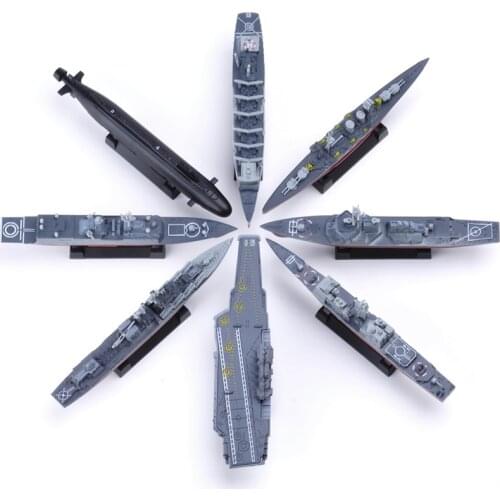 8/Set Assemble Puzzle Model Building Nuclear Submarine Military Toys For Boy Nuclear Submarine Simulation Boat Cruiser Destroyer