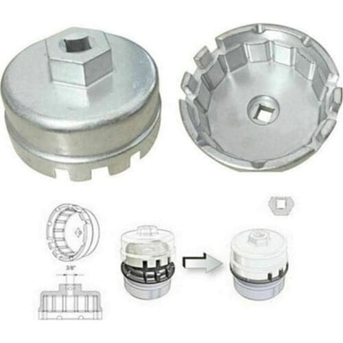 Aluminum Alloy Cup Type Oil Filter Wrench Socket Removal Tool Set Compatible with Lexus-Toyota Highlander RAV4
