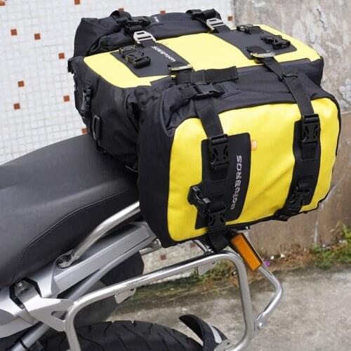 Free Delivery Motorcycle Motorbike Seat Pack Multifunctional Waterproof Backpack Motocross Saddle Bag Bumper Modification Bale
