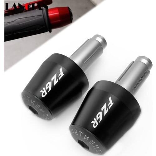 CNC Billet Aluminum Motorbike HBAR END CAP Handle Bar Cap End Plugs For YAMAHA FZ6R 2009 2010 2011 2012 2013 2014 2015