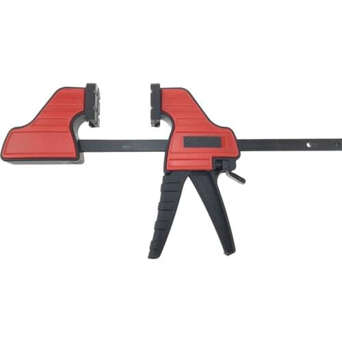 Wood Working Bar Practical F Clamp Grip Ratchet Release Squeeze DIY Hand