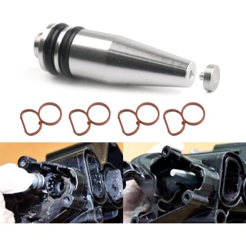 Diesel Whirlpool Flap Connector Plug For BMW N47 2.0 Diesel Vortex Flap Joint Plug With Gasket Washer Set Repair Tool
