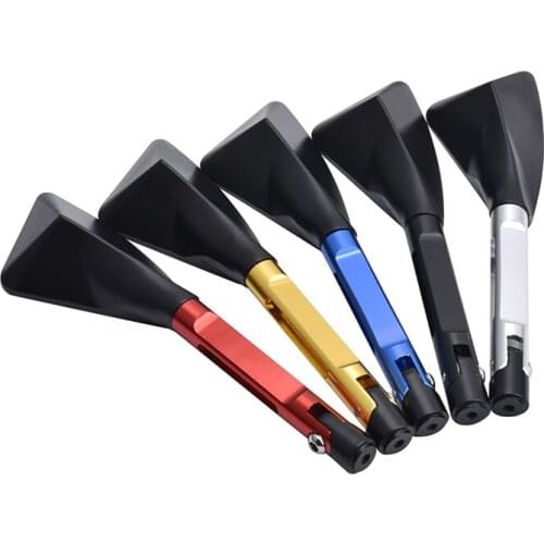 ESPEEDER Universal Motorcycle Rearview Mirrors Scooter E-Bike Rearview Mirrors Motor Handlebar End Mirror For Honda Suzuki