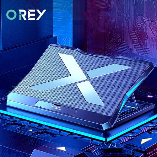 Gaming PC Adjustable Laptop Cooler USB Mute Laptop Cooling Pad Support Notebook Stand With Six Fan For Macbook Pro Laptop Holder