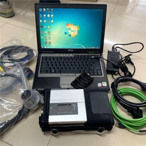 Car Truck Diagnosis Repair Tool SD Connect Compact 5 with Laptop D630 2020.12 Verison Software SSD for MB Star C5 Scanner