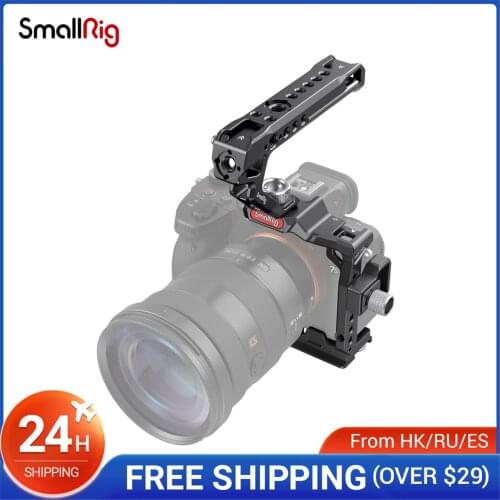 SmallRig Half Camera Cage Kit for Sony Alpha 7S III A7s3 Features an ARRI locating top handle for handheld shooting 3237