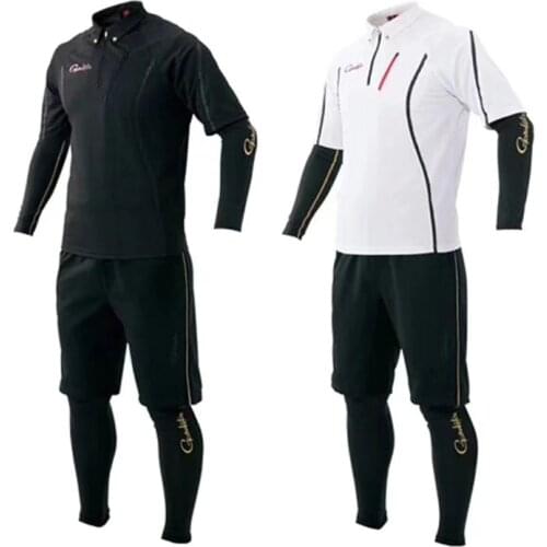 Fishing Clothes Suit T-Shirt Shorts Sleeve M/L/XL/XXL/XXXL Sun Protection Quick Drying UV Resistance Made In Japan