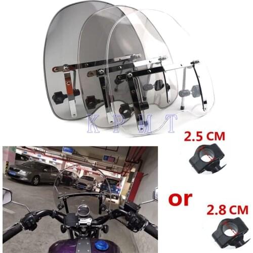 Motorcycle Windscreen Windshield For Harley Davidson Sportster Dyna Glide Softail XL883 XL1200 X48 883 1200 48 72