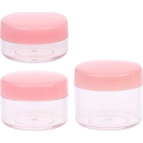 Mini Sample Bottle Cosmetic Makeup Jar Pot Face Cream Lip Balm Container Travel