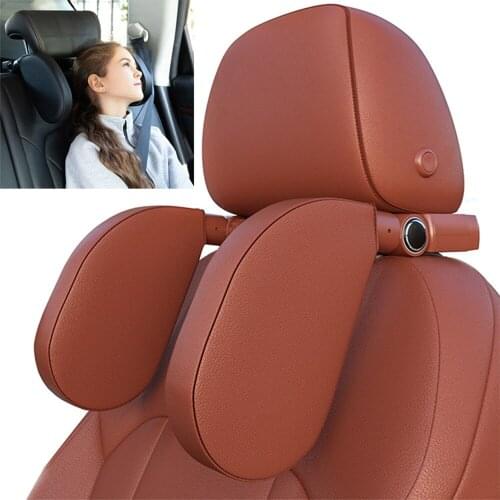 Multifunction Car Neck Headrest Pillow Cushion Seat Support Head Restraint Seat Pillow Headrest Neck Travel Sleeping Cushion