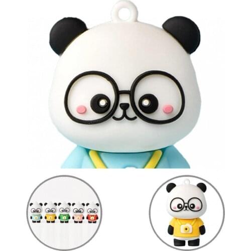 Soft Glue Decorative Smooth Surface Bag Pendant Delicate Miniatures Panda Easy to Carry for Car