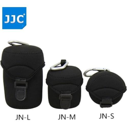 JJC Deluxe Neoprene Lens Case Lens Pouch Bag for Canon EF-M 18-150mm 18-55mm 55-200mm Sony E 10-18mm Nikon Mirrorless Camera