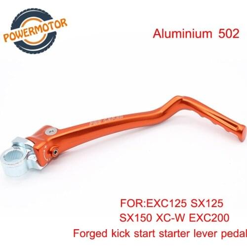 New Aluminum Forged Kick Start Starter Lever Pedal For 125 EXC SX 150 SX XC 200 EXC XCW Husqvarna TC125 TE125 Motocross