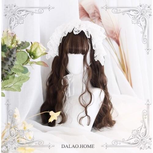 High Quality Multicolomr Harajuku Soft Sister Lolita Miss Thurger Family B65cm+ Egg Roll Long Lady Wigs Wool Roll