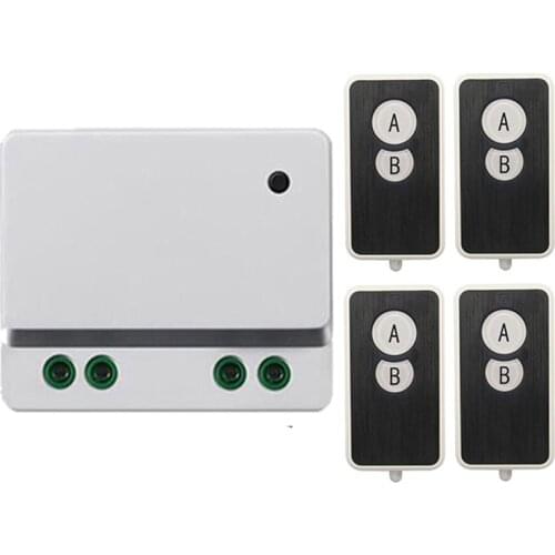 AC 110V 220 V 1 Channel 1CH 10A Radio Controller RF Wireless Relay Remote Control Switch 315 MHZ 433 MHZ Transmitter +Receiver