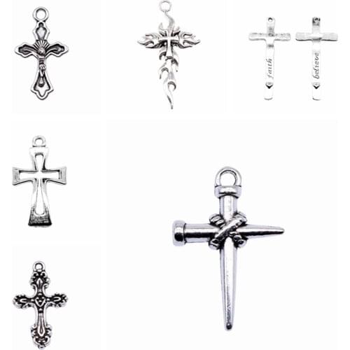 Sejuani diy charms for jewelry making kit pendant for bracelet jewelry accessories Cross Charms