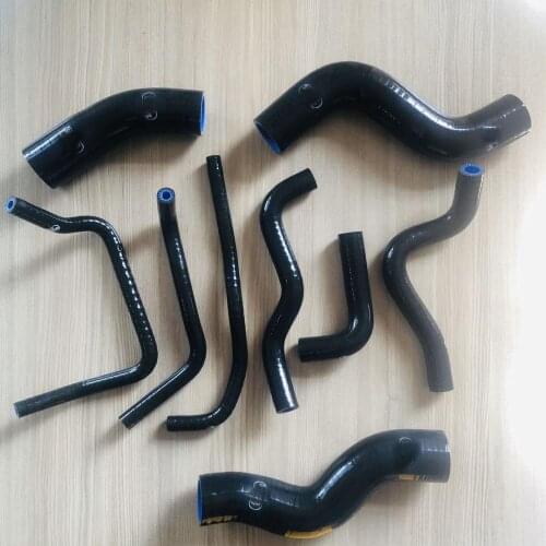 9pc Silicone Radiator&Heater Hose For Toyota Land Cruiser LC/FZJ80 HPS 1991-97