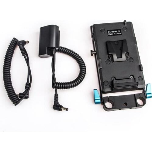 WY-VG1 Power Supply System V Mount Battery Plate Adapter with DMW-DCC12 Cable for Broadcast SLR HD camera