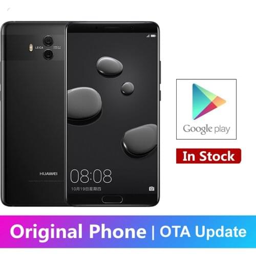 EU Version HuaWei HuaWei Mate 10 ALP-L29 Smart Phone NFC Fingerprint Kirin 970 20.0MP 3 Cameras 5.9" 2560X1440 4GB RAM 64GB ROM