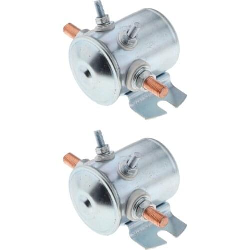 2Pcs Solenoid Relay 12v 300A Fits For Golf Cart Marine Snowblower 1114208