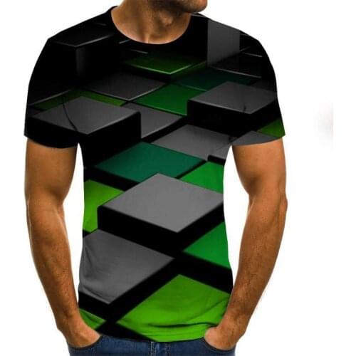 Three -Dimensional Vortex Men 'S T -Shirt 3d Printing Summer O Collar Daily Casual Funny T -Shirt Fashion Men And Women