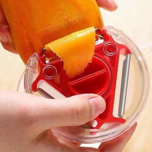Magic Trio Peeler Set Slicer Stainless Steel Peeler Shredder Julienne Cutter Multi Peel Blade Zesters Grater Kitchen Tool