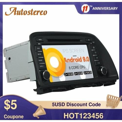 Octa Core Android 9 System Car CD DVD Player GPS Navigation For MAZDA CX-5 2013 2014 Car Multimedia Player Auto Radio Stereo PX6