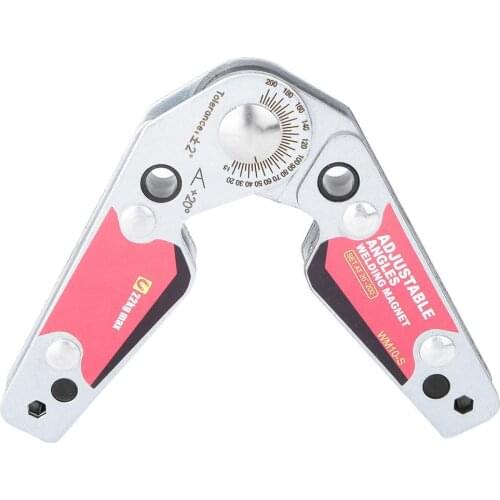 WM10-S Welding Magnet Adjustable Angle(20°~200°) Welding Holder Welding Fixture Corner Clamp Strong Magnetic Welding Corner Tool