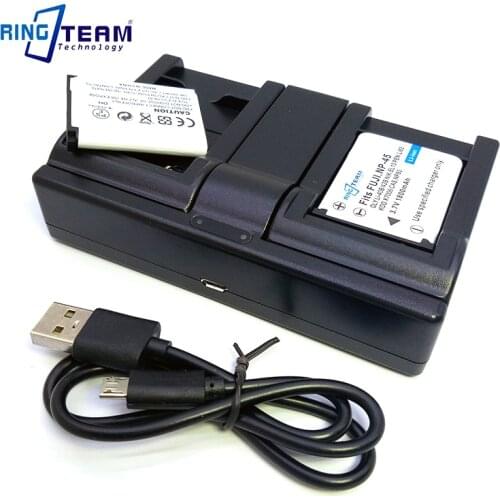 2x Battery NP-45 FNP45 & Dual USB Charger for Fujifilm FinePix J JV JX JZ XP T Z L Instax Series Mini 90 L30 L55 L90 Cameras